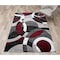 World Rug Gallery Contemporary Abstract Circles Soft Area Rug 7'10'' x 10'2'' Red 105RED8X10 - alternate 6